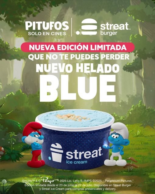 Pieza de campaña creativa para el lanzamiento de un helado de edición limitada